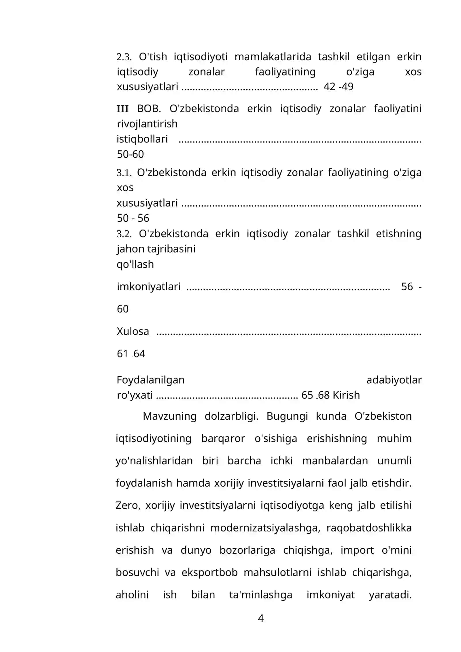 Erkin iqtisodiy zonalar tashkil etish 3