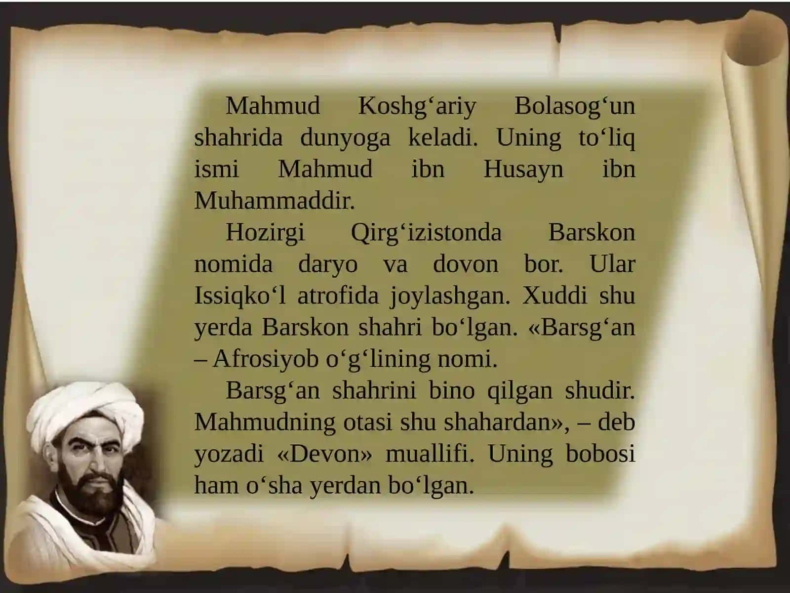 Mahmud Kashgariy va uning Devonu lug'ati-t-turk asari 3