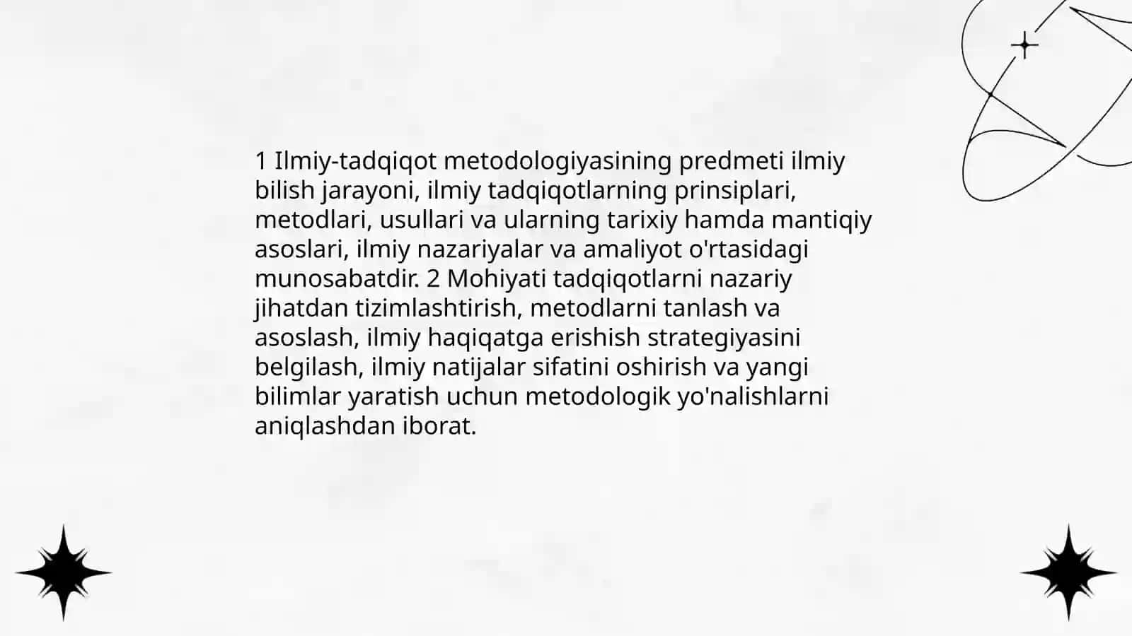 Ilmiy-tadqiqot metodologiyasi 3