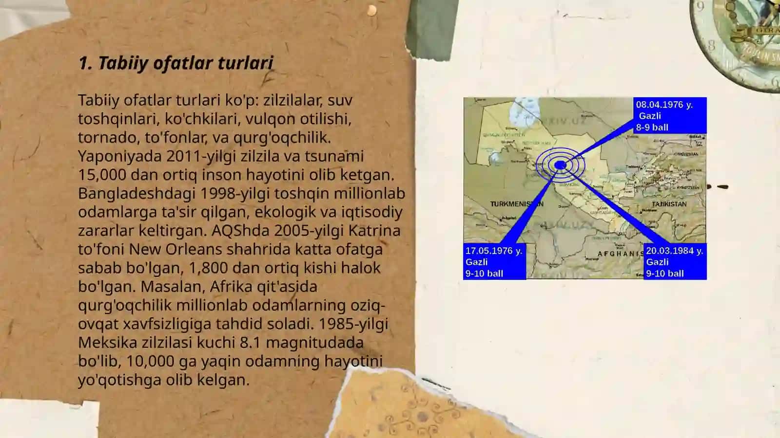 Tabiiy ofatlar vaqtida to'gri harakatlanishni tashkillash 3
