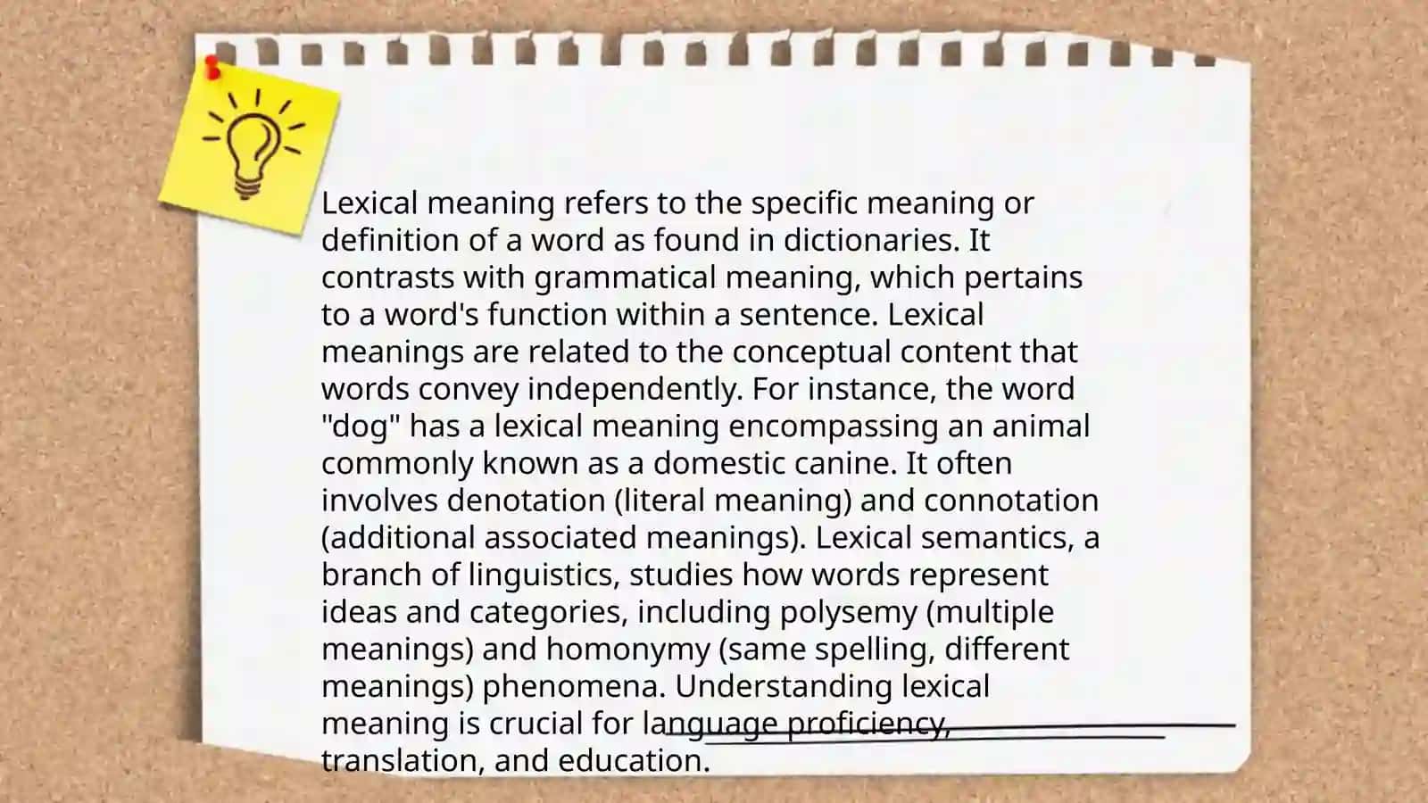 Types of meaning 3