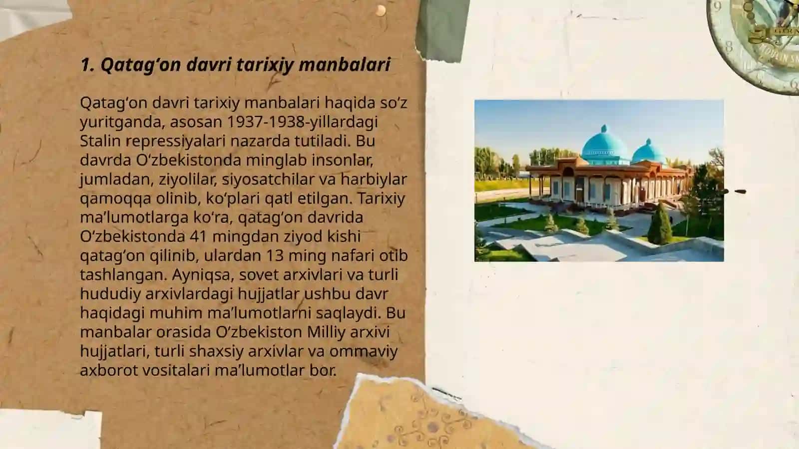 Qatagʻon qurbonlari xotirasi muzeyi 3