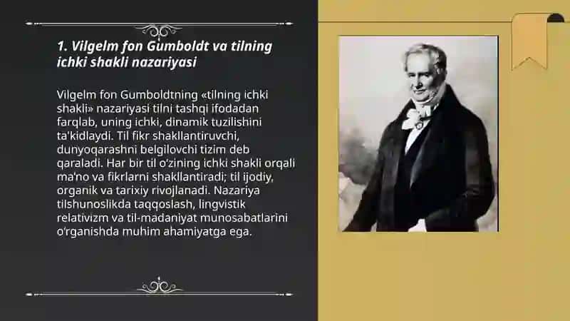 Gumboldtning Tilning Ichki Shakli Nazariyasi 3