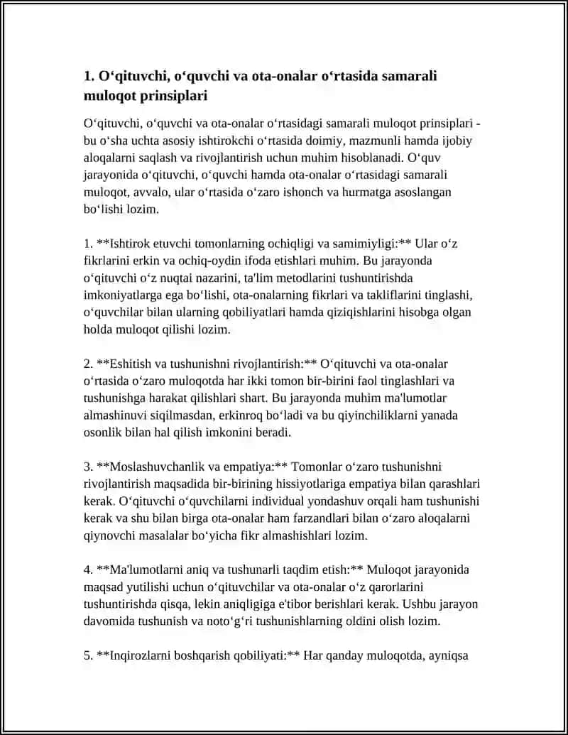 OʻQITUVCHI OʻQUVCHILARNING OTA_ONALARI OʻRTASIDAGI MULOQOT MADANIYATI 3