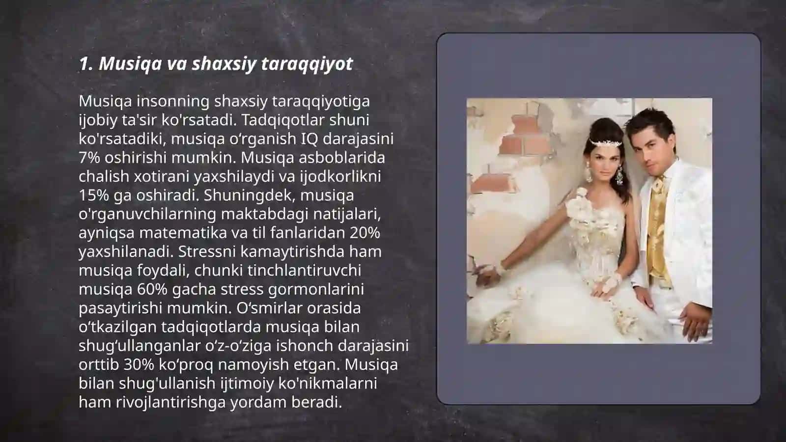 Musiqa va shaxsni shakllantirish 3