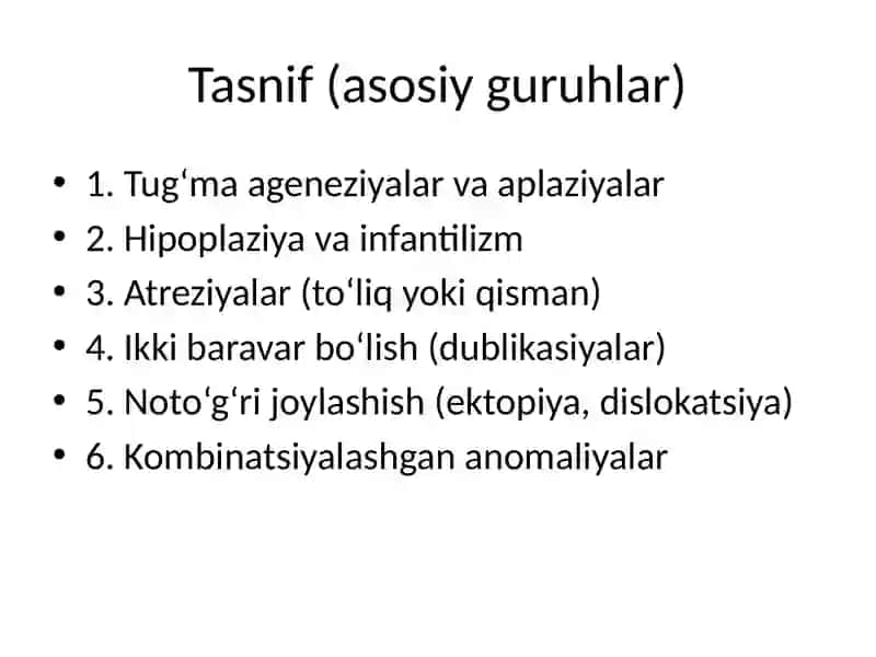 Kyustner–Rokitanskiy sindromi 3