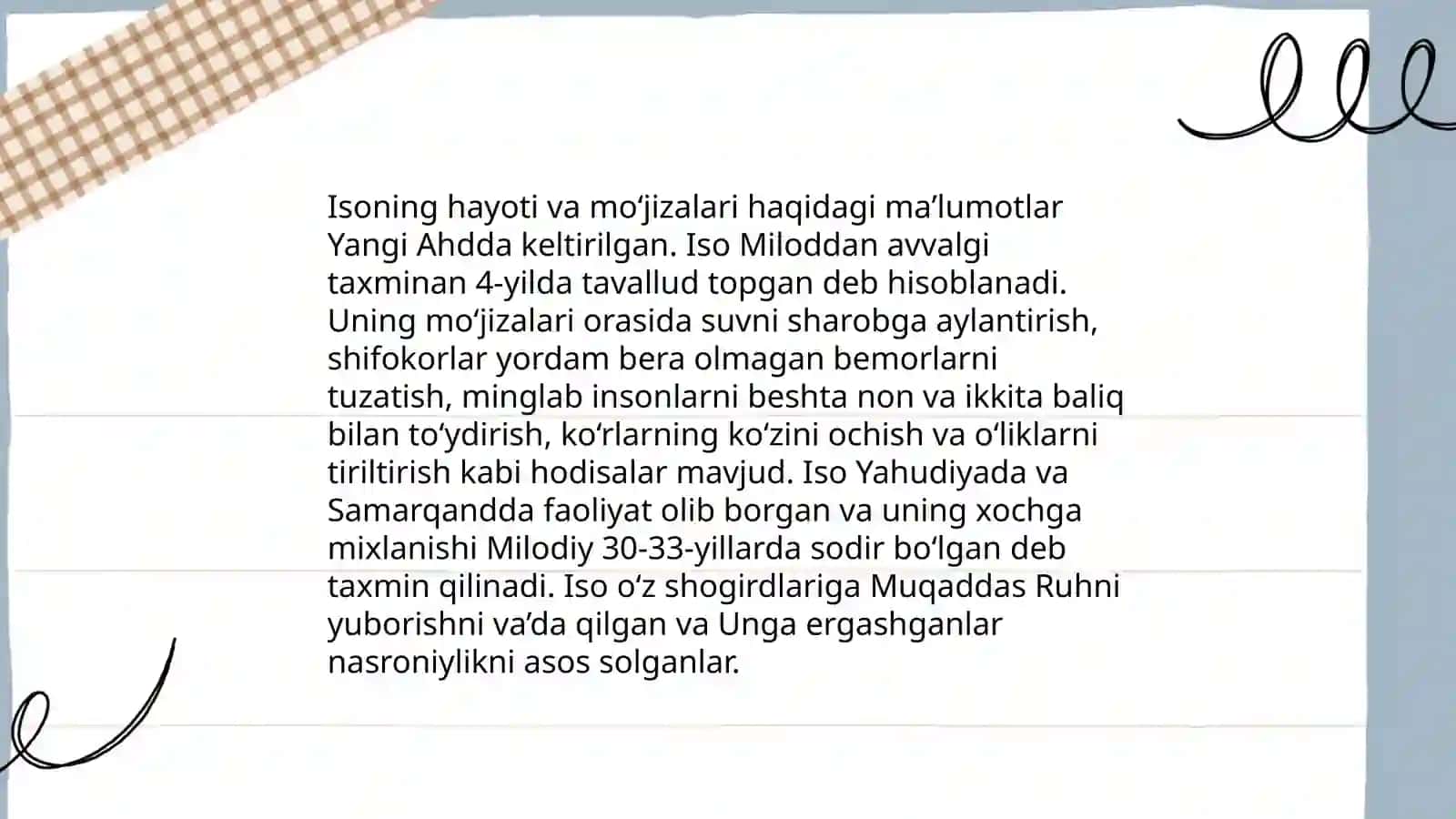 Isoning hayoti va mo'jizalari 3