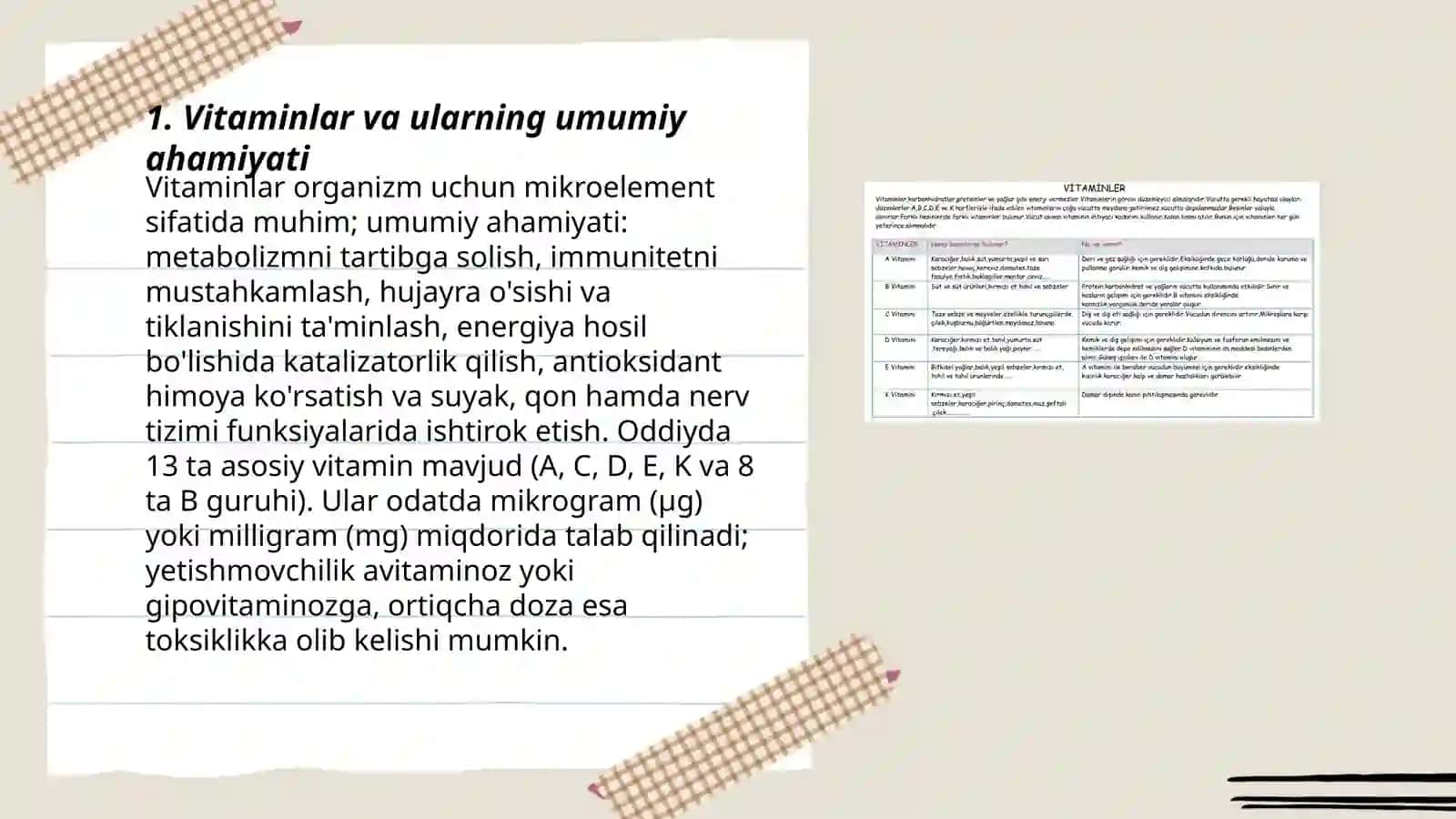 Vitaminlar va ularning ahamiyati 3