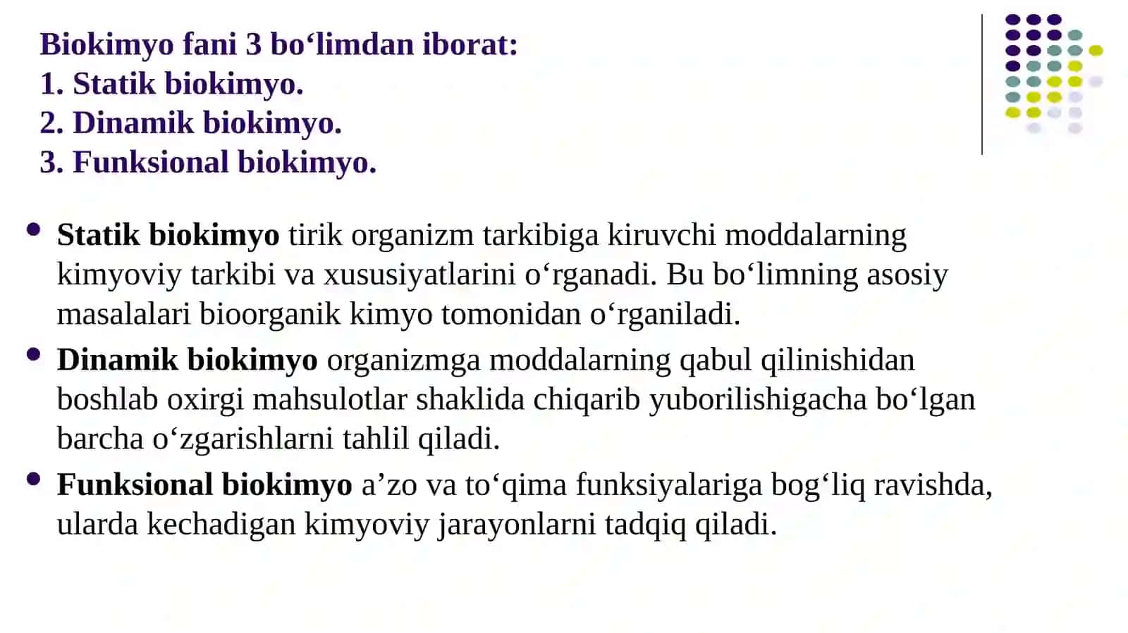 Biologikkimyo 3