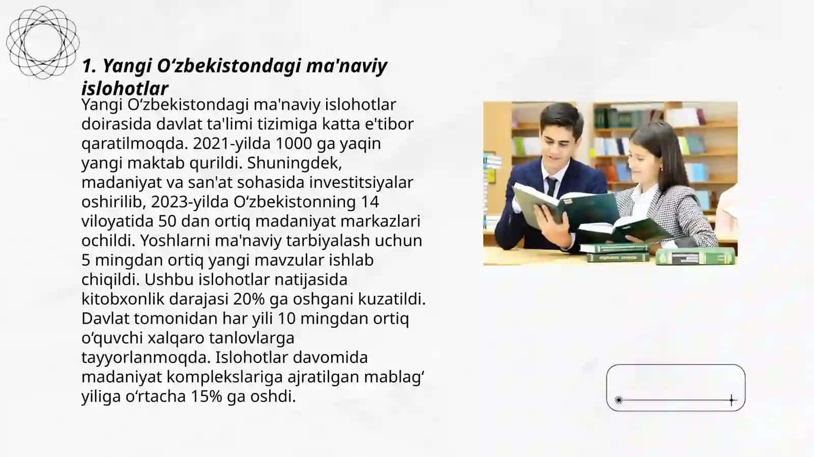 Yangi O‘zbekistondagi ma'naviy islohotlar 3