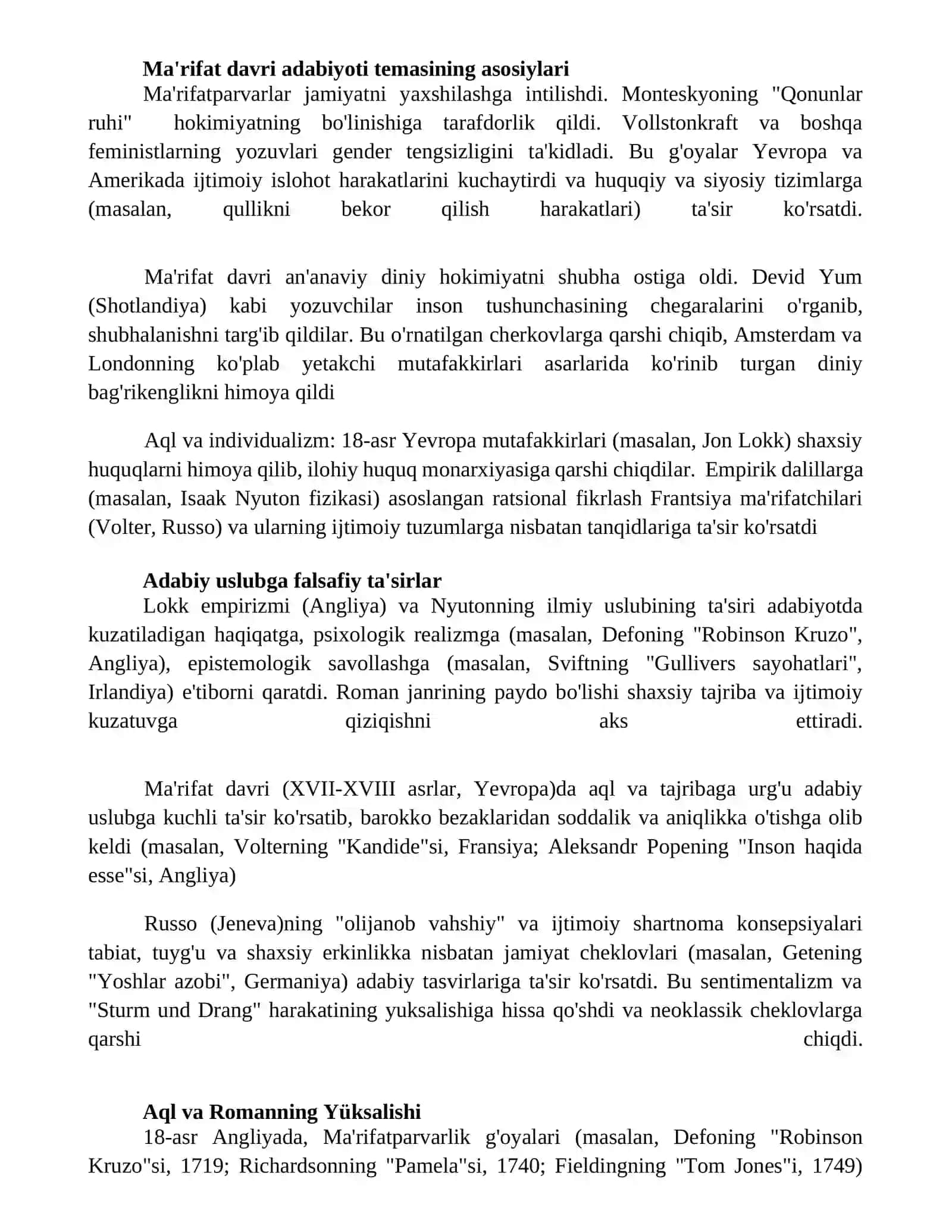 Ma'rifatchilik adabiyoti 3
