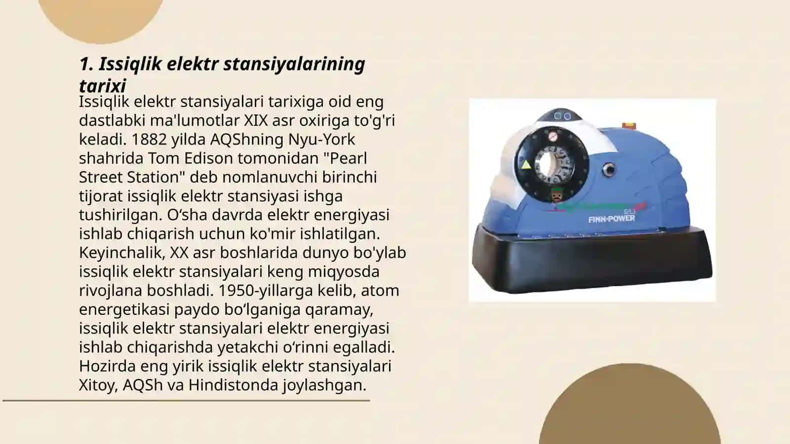 Issiqlik Elektr Sitansiyalari 3