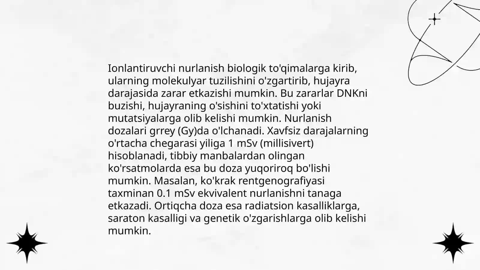 Ionlantiruvchi nurlanishdan davolash maqsadida foydalanish 3