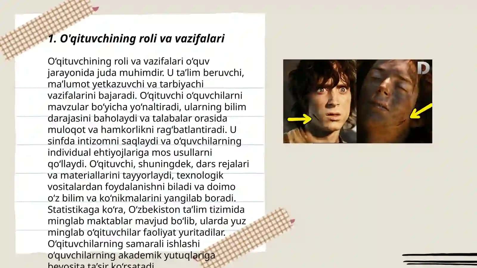 O'qituvchilik mavzusida taqdimot 3