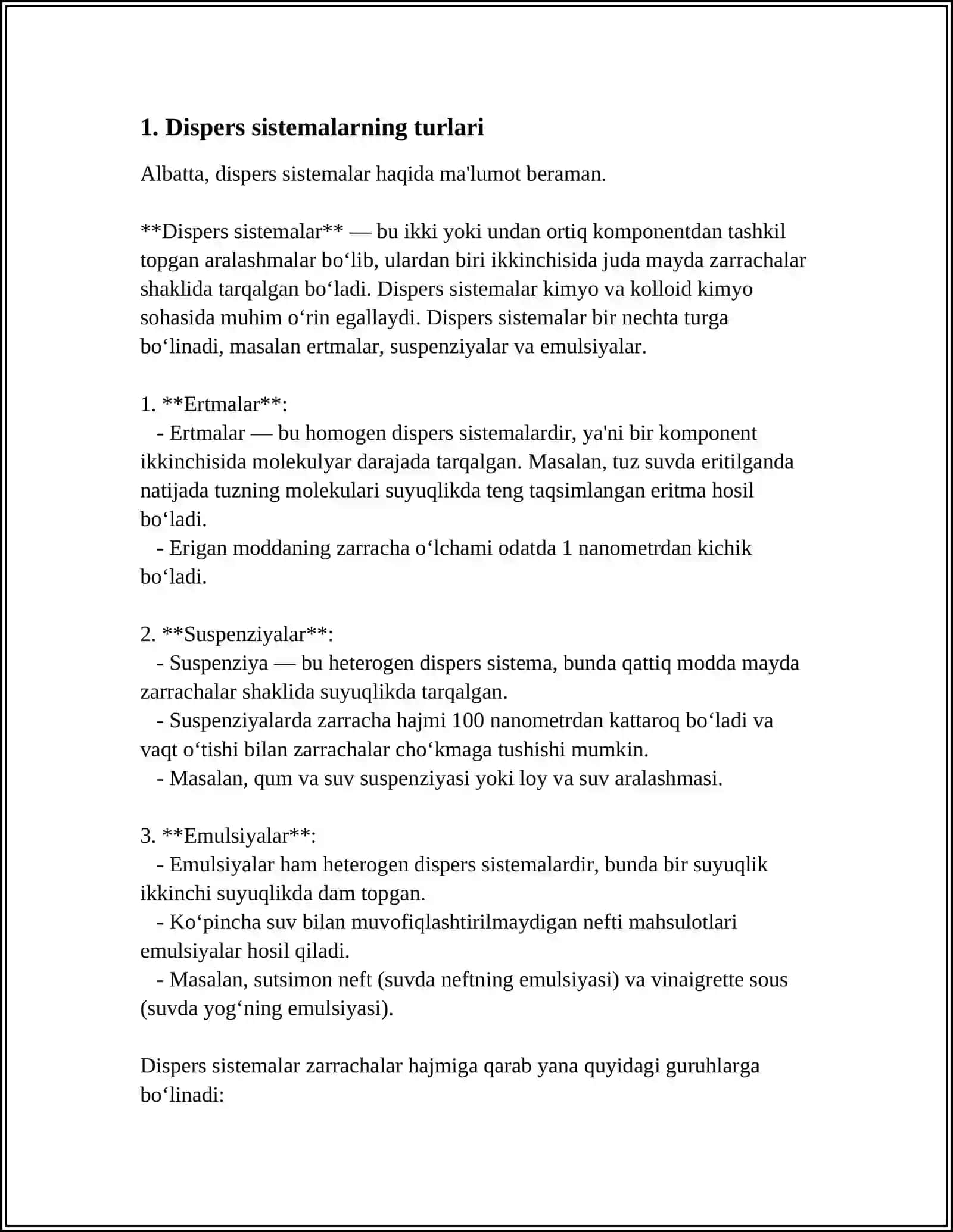 DISPERS SISTEMALAR 3