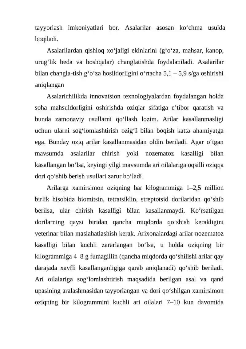 Asalarichilik 3