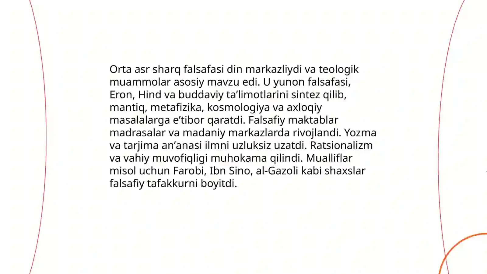 Orta asr sharq falsafasi 3