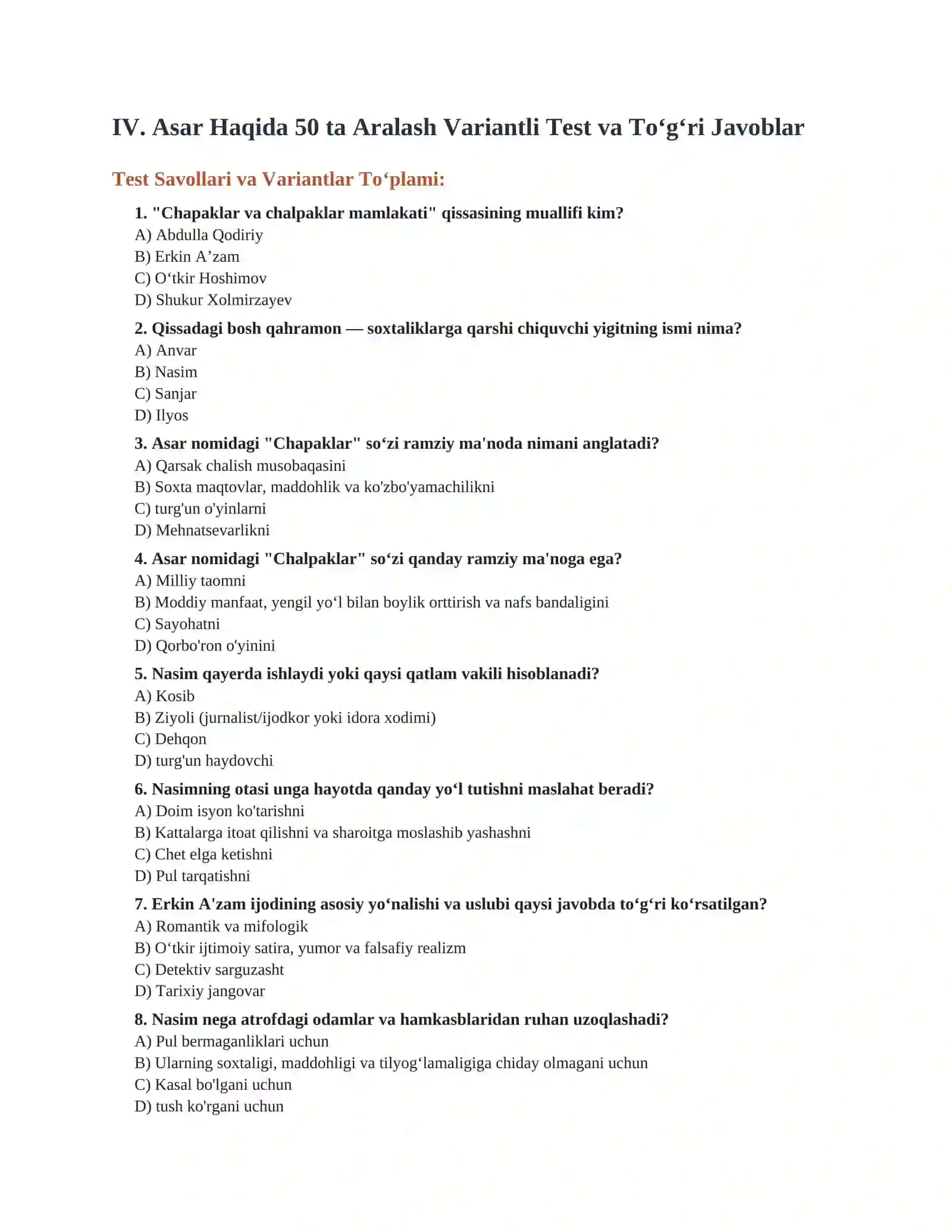 "CHAPAKLAR VA CHALPAKLAR MAMLAKATI" QISSASI TAHLILI 3