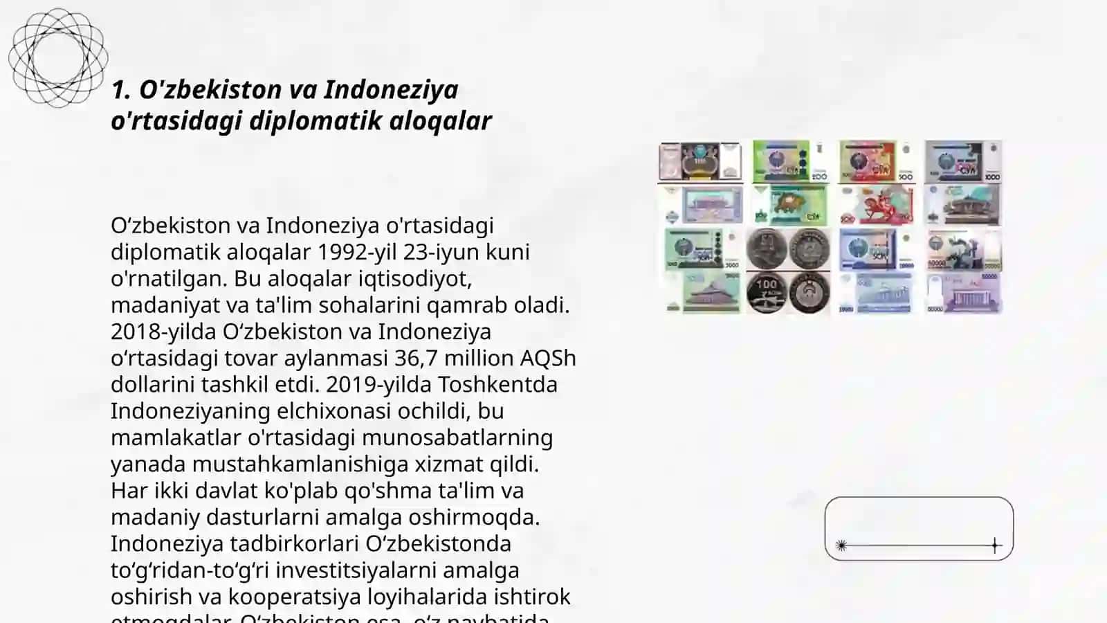 O’zbekiston va Indoneziyamunosobatlari 3