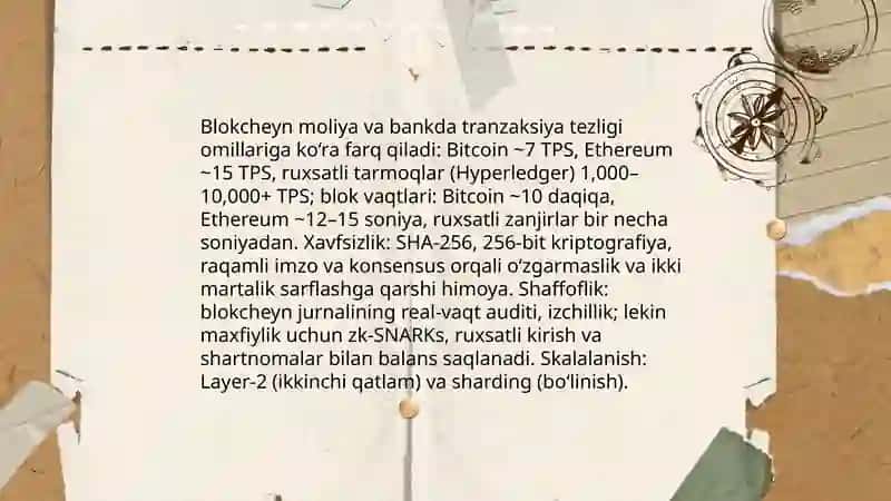 Har xil faoliyat sohalarida blokcheyn texnologiyalaridan foydalanish xususiyatlari 3