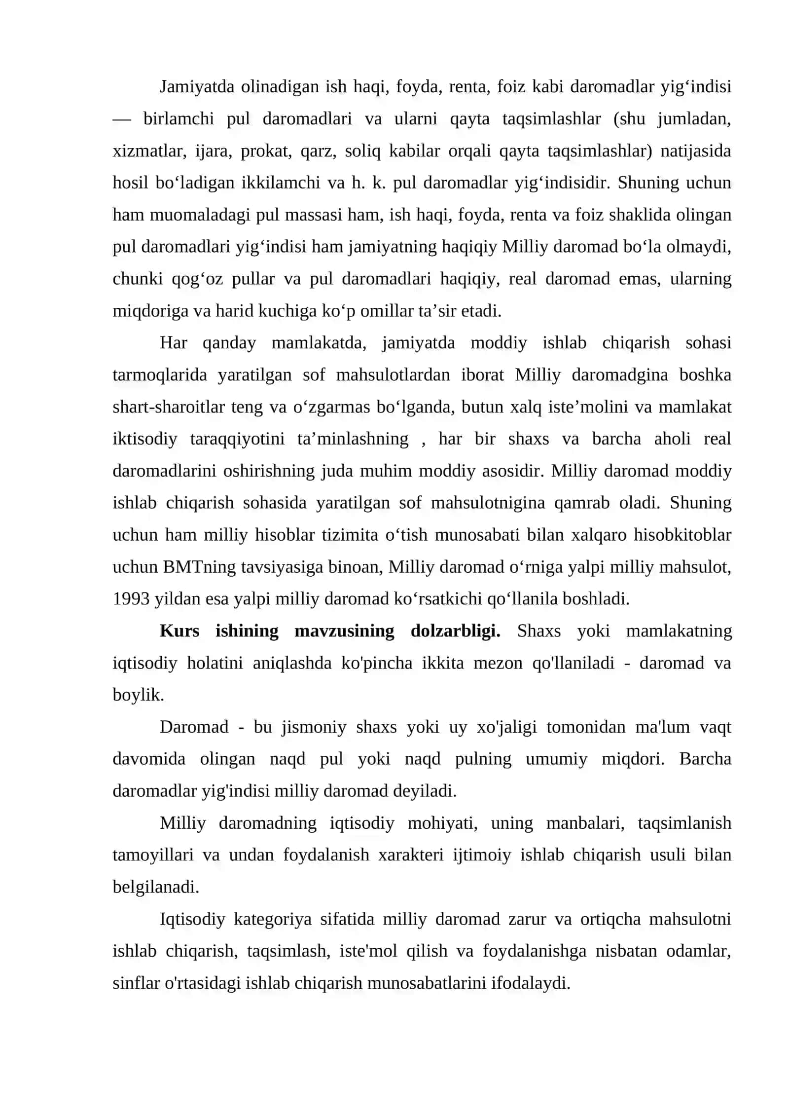 O'zbekiston respublikasining iste'molchilarining real daromadlari 3