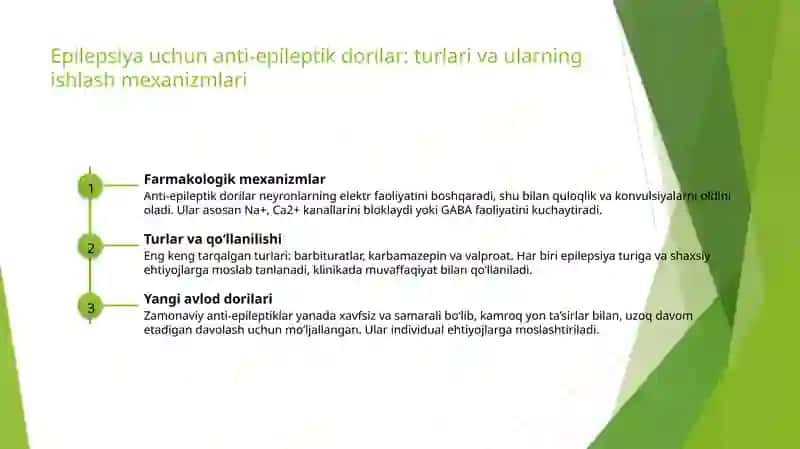 Epilepsiyaga qarshi vositalar 3