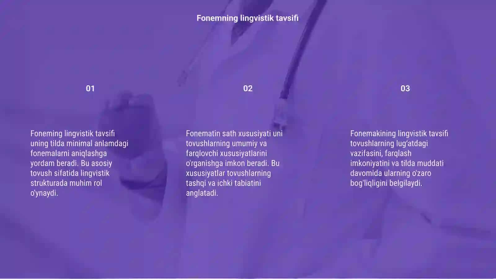 Fonemaning lingvistik tavsifi va fonematin sath xususiyati 3
