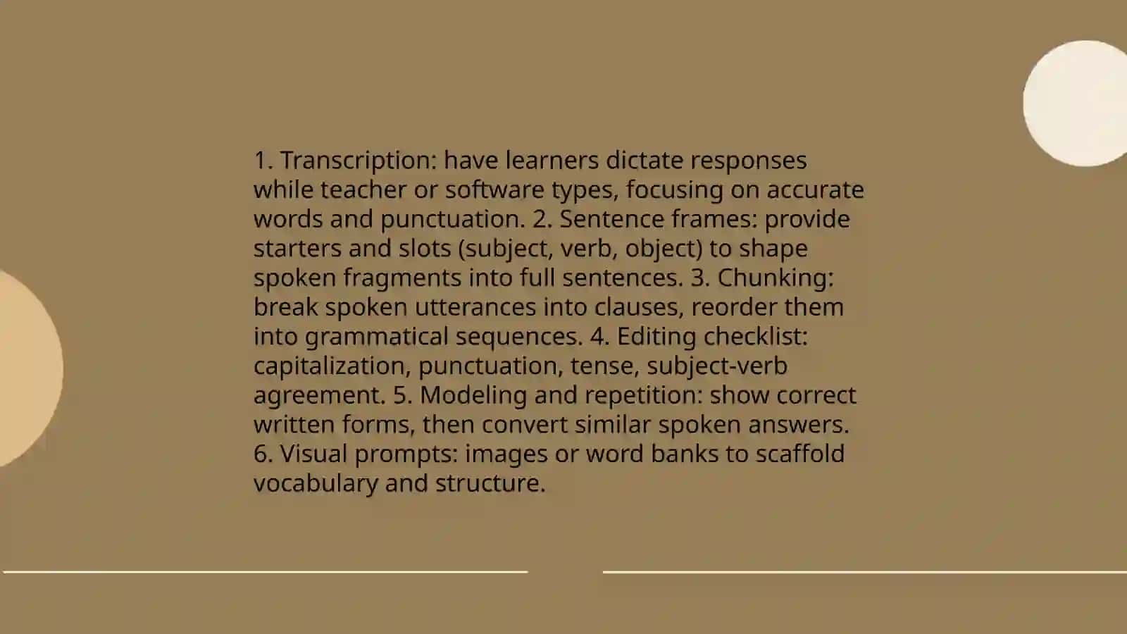 From speaking to writing: making memory games and quizzes 3
