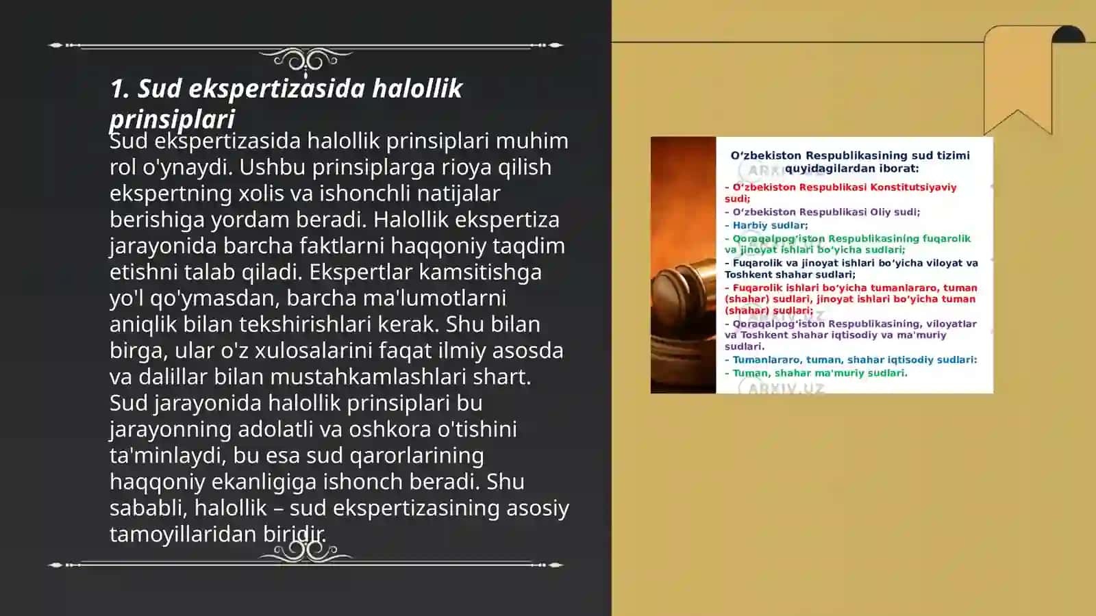 Sud ekspertizasining etik masalalari 3