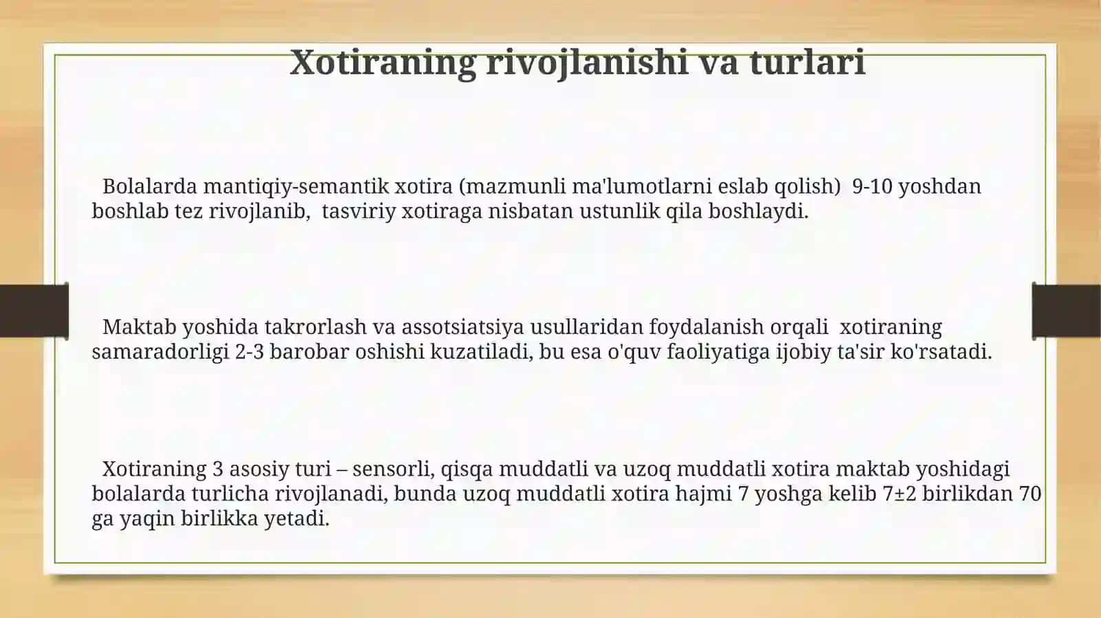 Maktabgach tarbiya yoshida bilish jarayonlarining rivojlanishi 3
