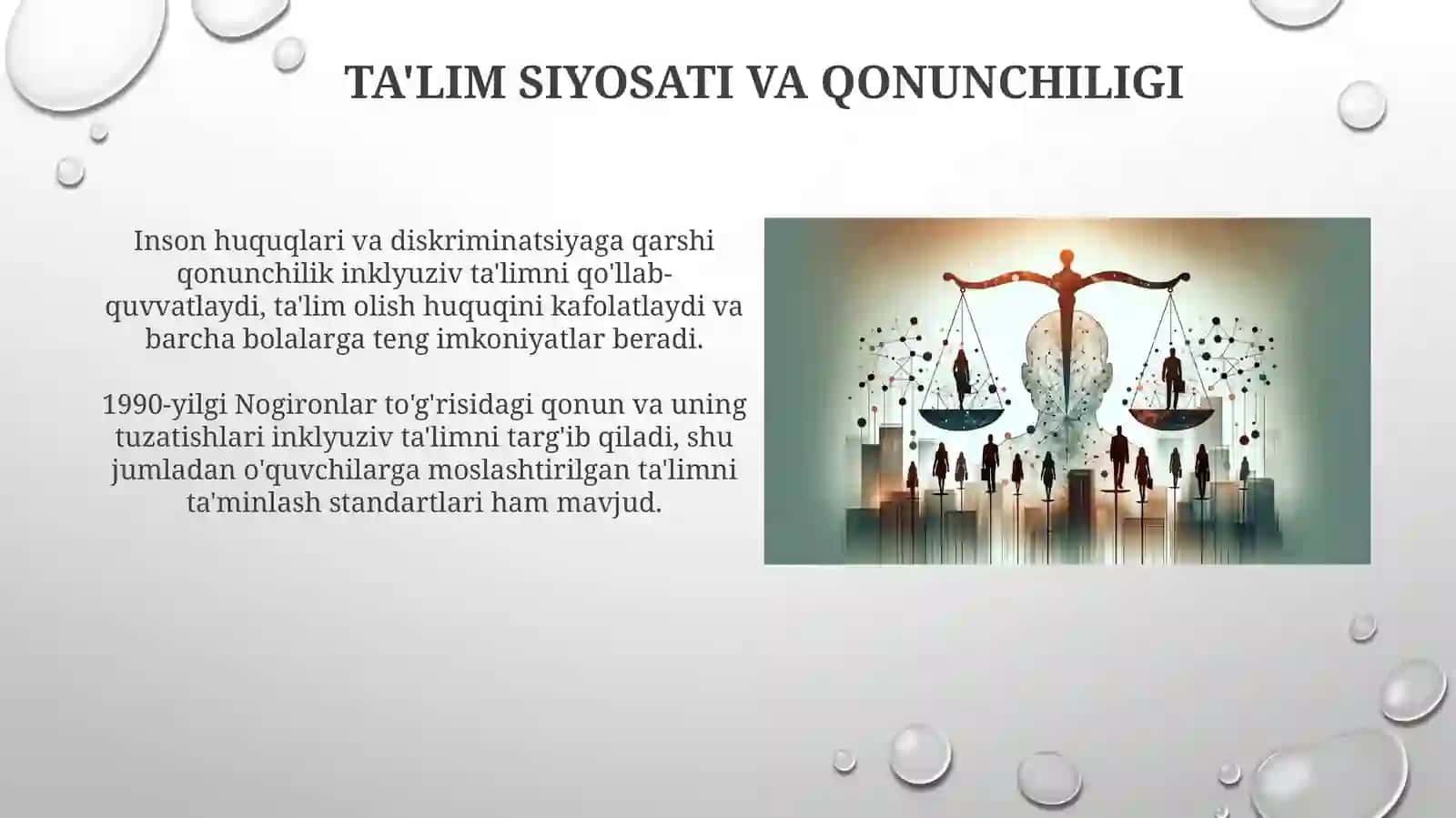 Inkluziv ta'limning tashkiliy shartlari 3
