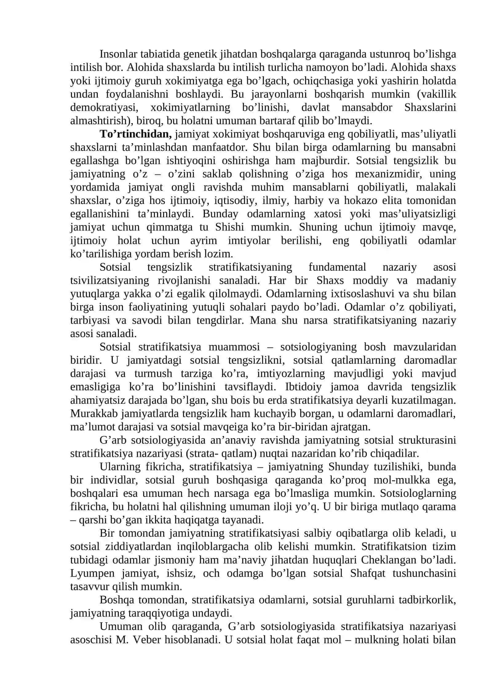 SOTSIAL STRATIFIKATSIYA 3