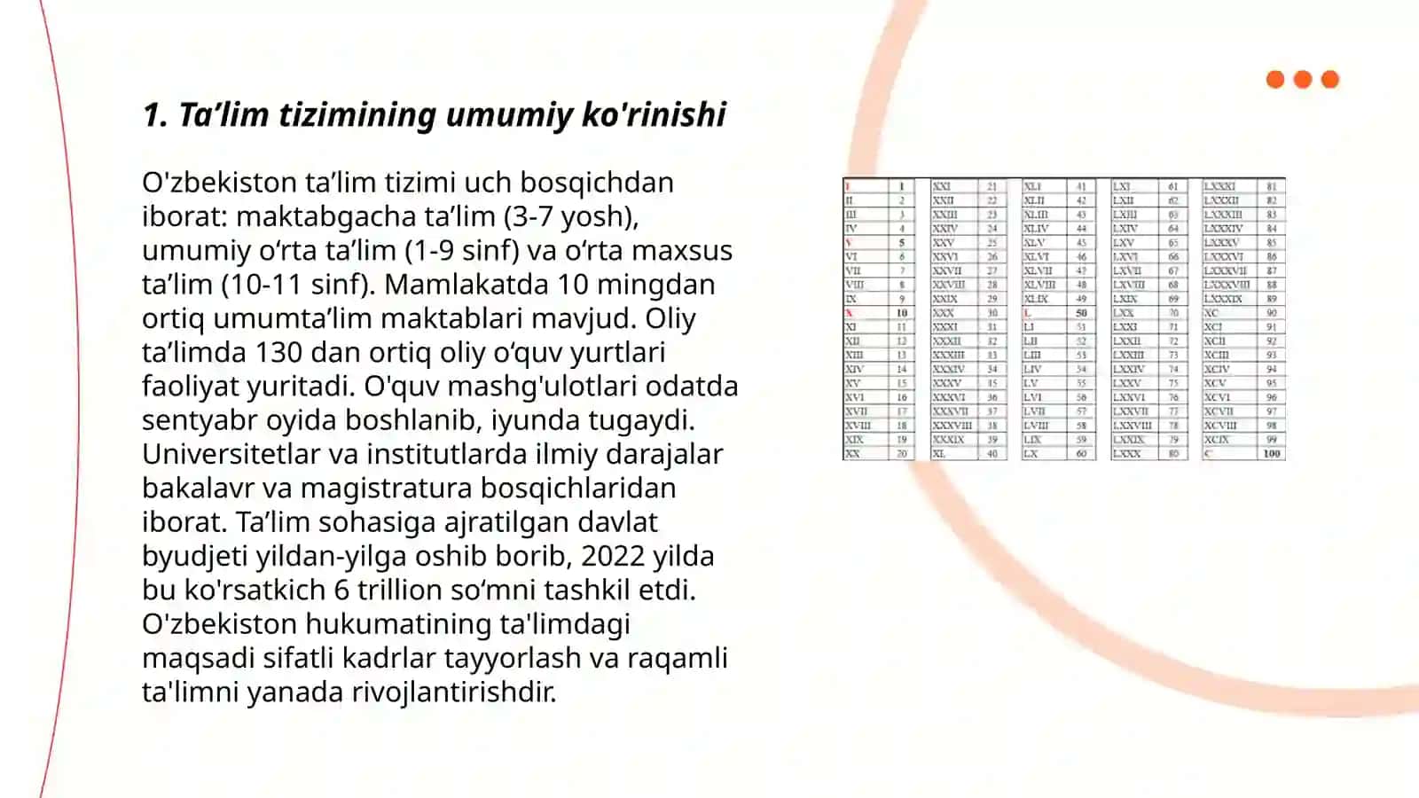 Taʼlim tizimi va undagi islohotlar 3