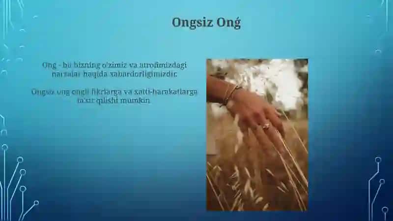 Ongning Mohiyati 3