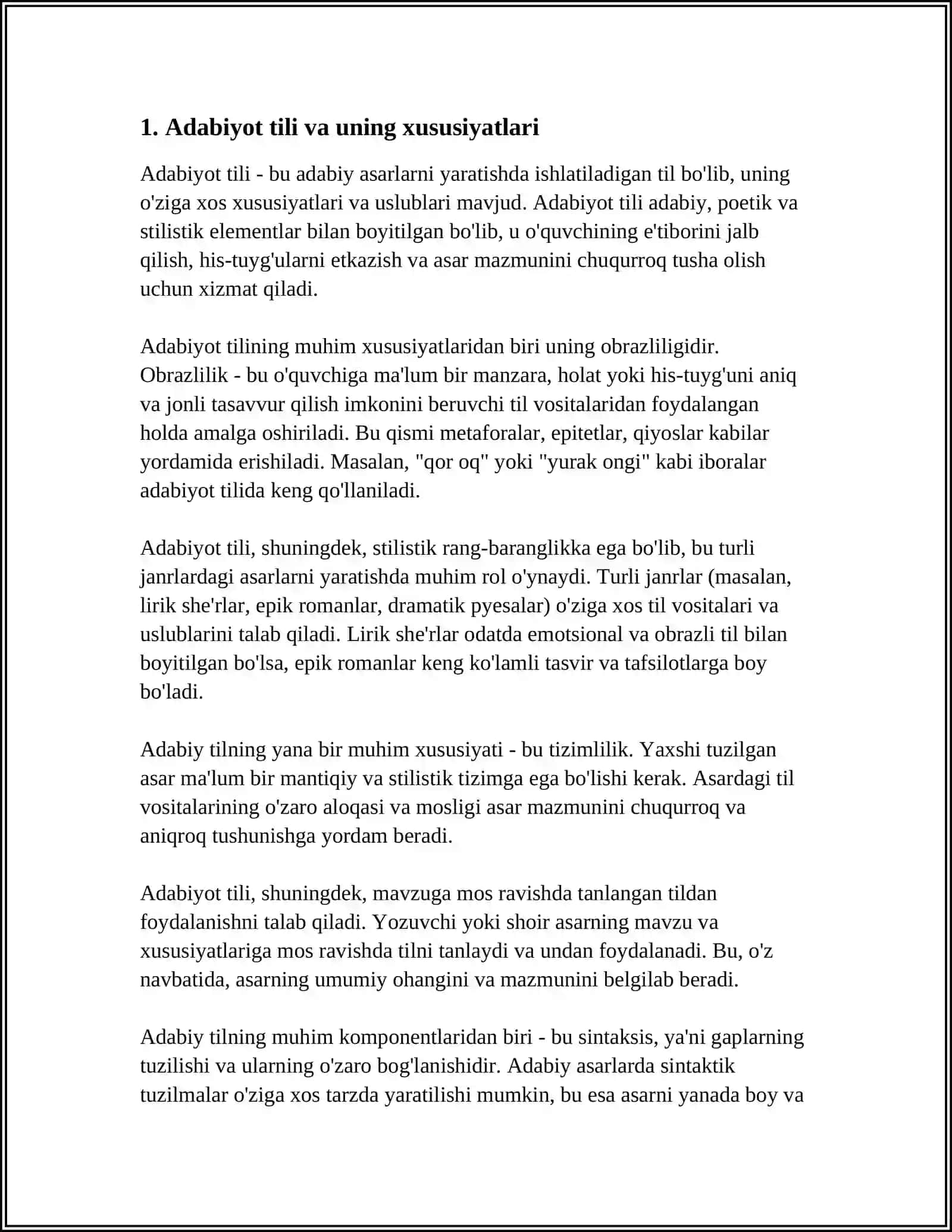 ADABIY TIL MEYORLARI 3