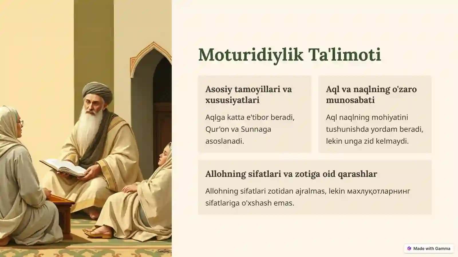 Moturidiylik va Ash'ariylik: Islom Aqidasida Ikki Yo'nalish 3