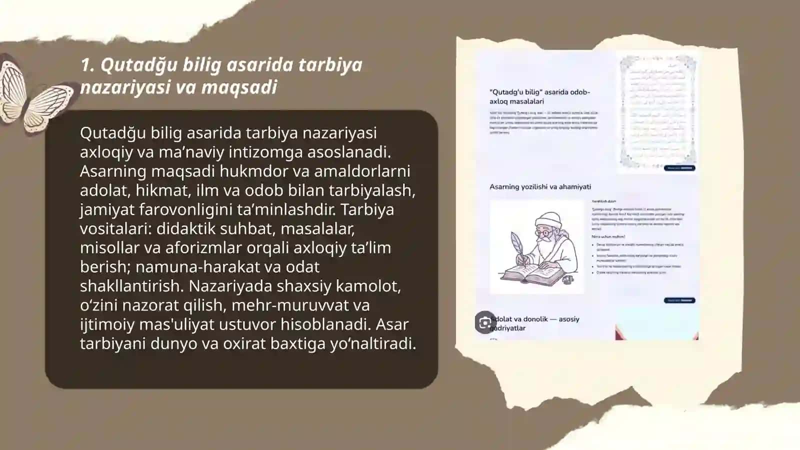 Qutadğu bilig asarida tarbiya masalalari 3