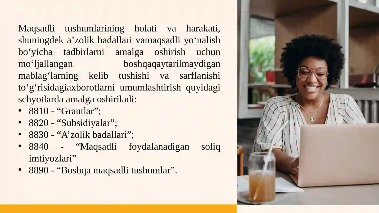 Maqsadli tushumlar hisobi 3