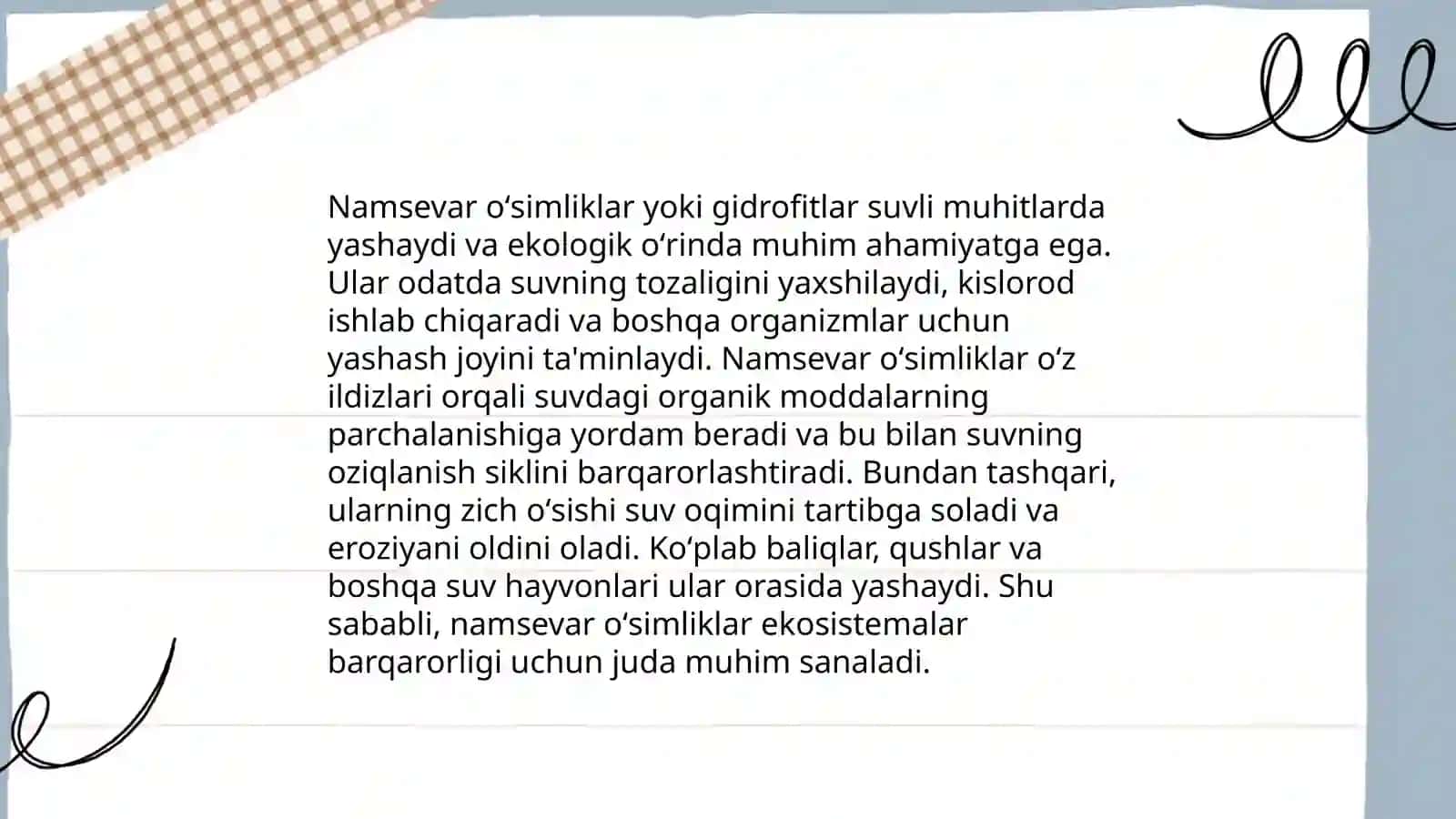 Namsevar oʻsimliklar 3