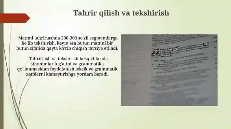 Insho Yozuv Jarayoni 3