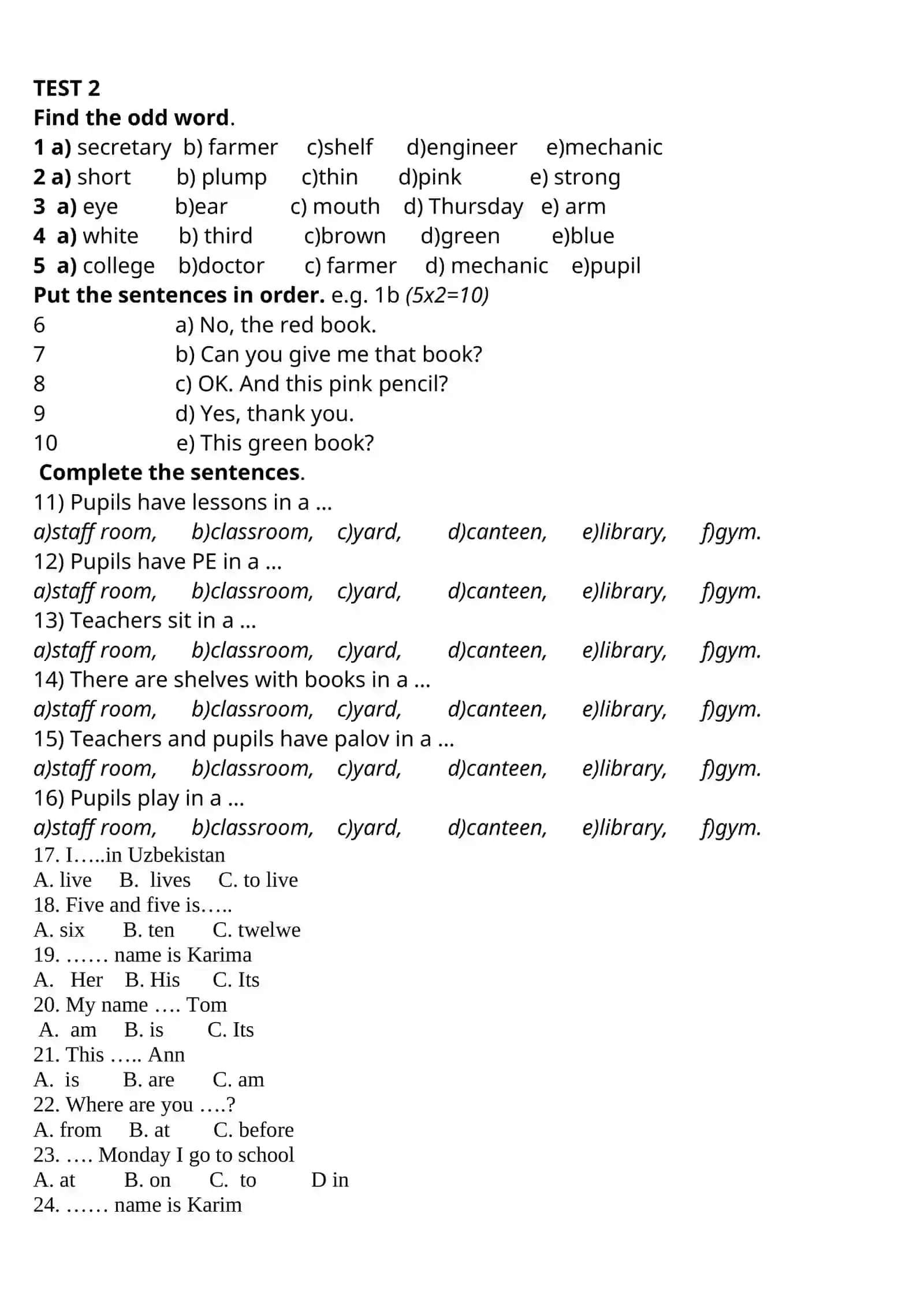 Test 1 3