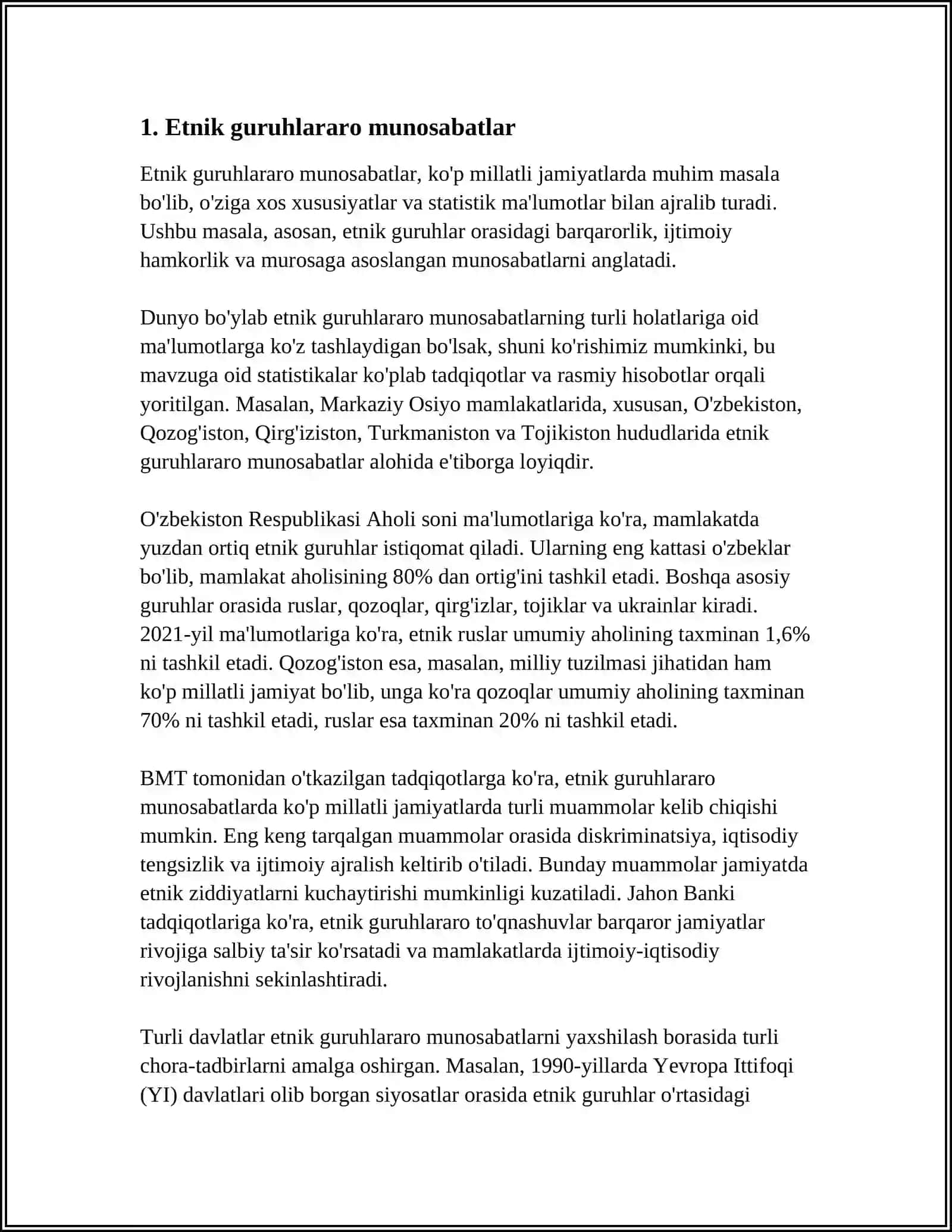 ETNIK GURUH PSIXOLOGIYADAN MUSTAQIL TALIM KERAK 3