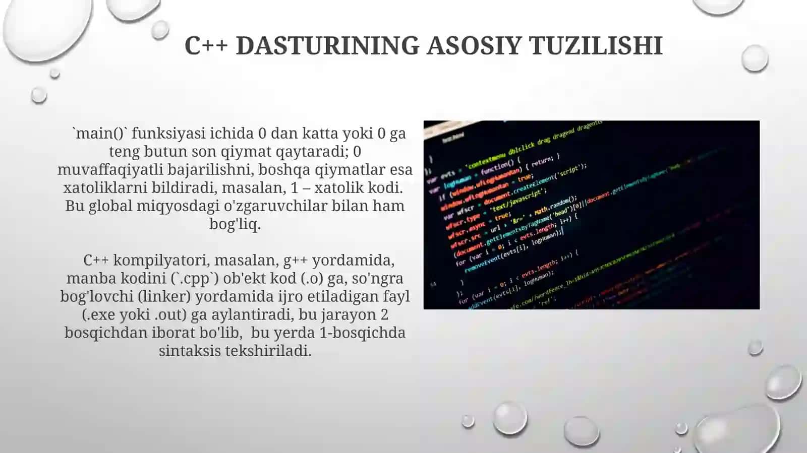 C++ tilida dastur tuzilishi va uning kompilyatsiyasi 3