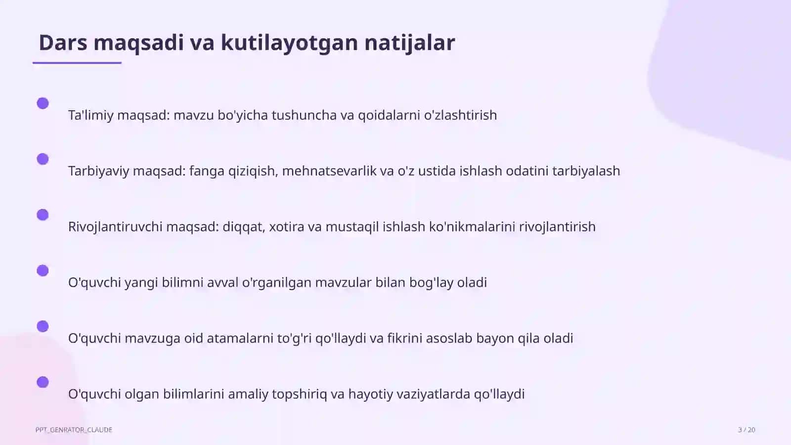 Fizika nimani o'rganadi: jism, modda, hodisa (6-sinf) 3