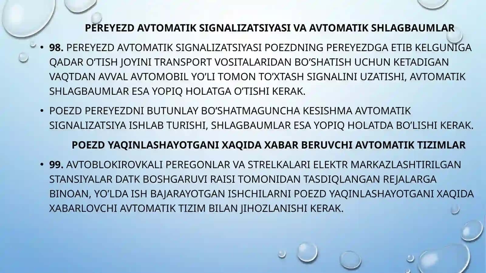 PEREYEZD AVTOMATIK SIGNALIZATSIYASI VA AVTOMATIK SHLAGBAUMLAR 3