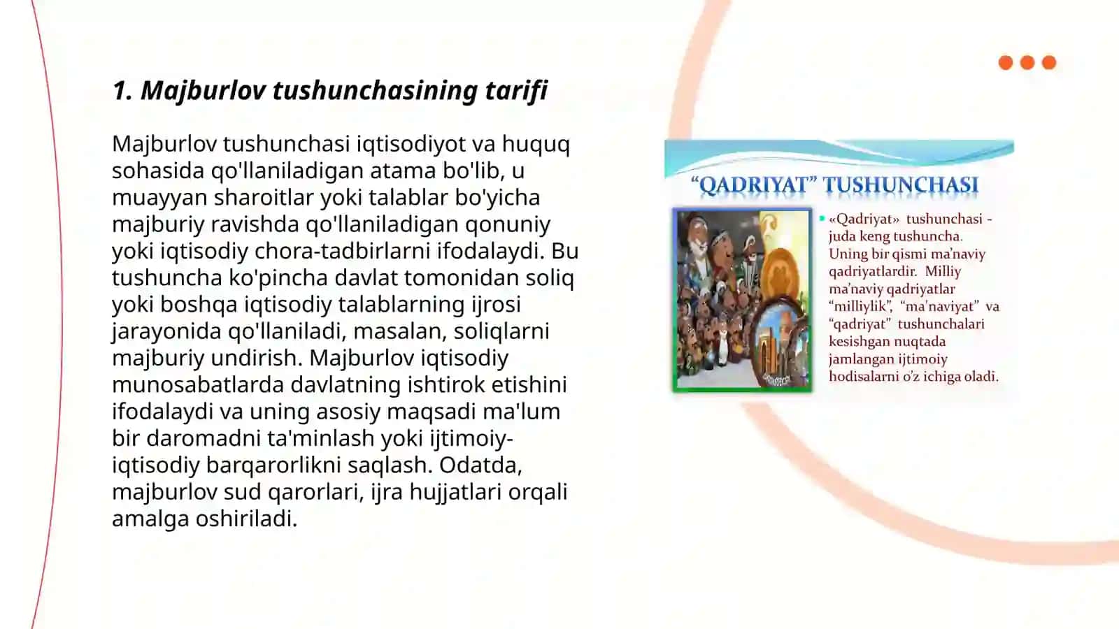 Majburlov tushunchasi 3