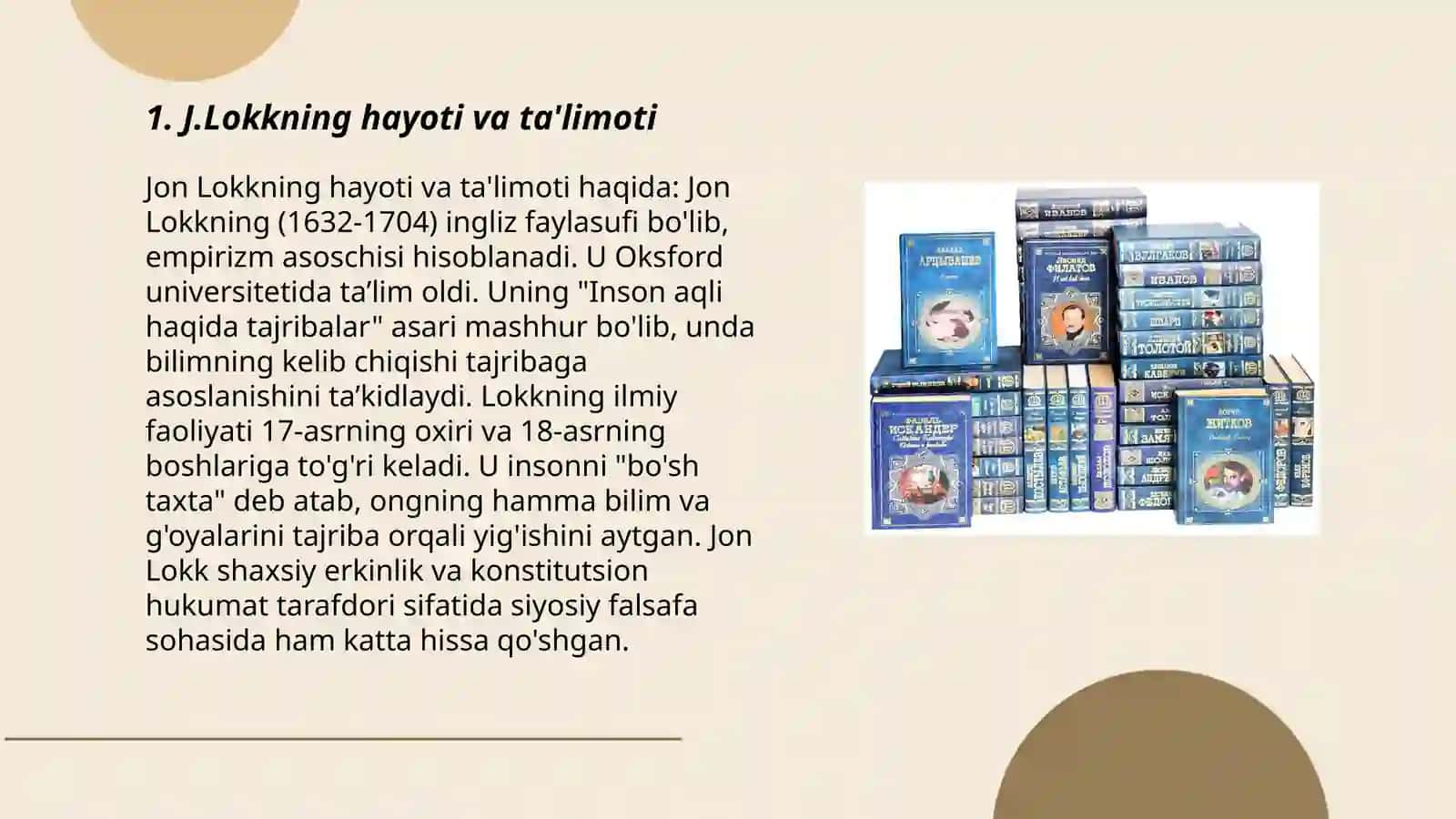 Jon Lokkning hayoti va ta'limoti 3