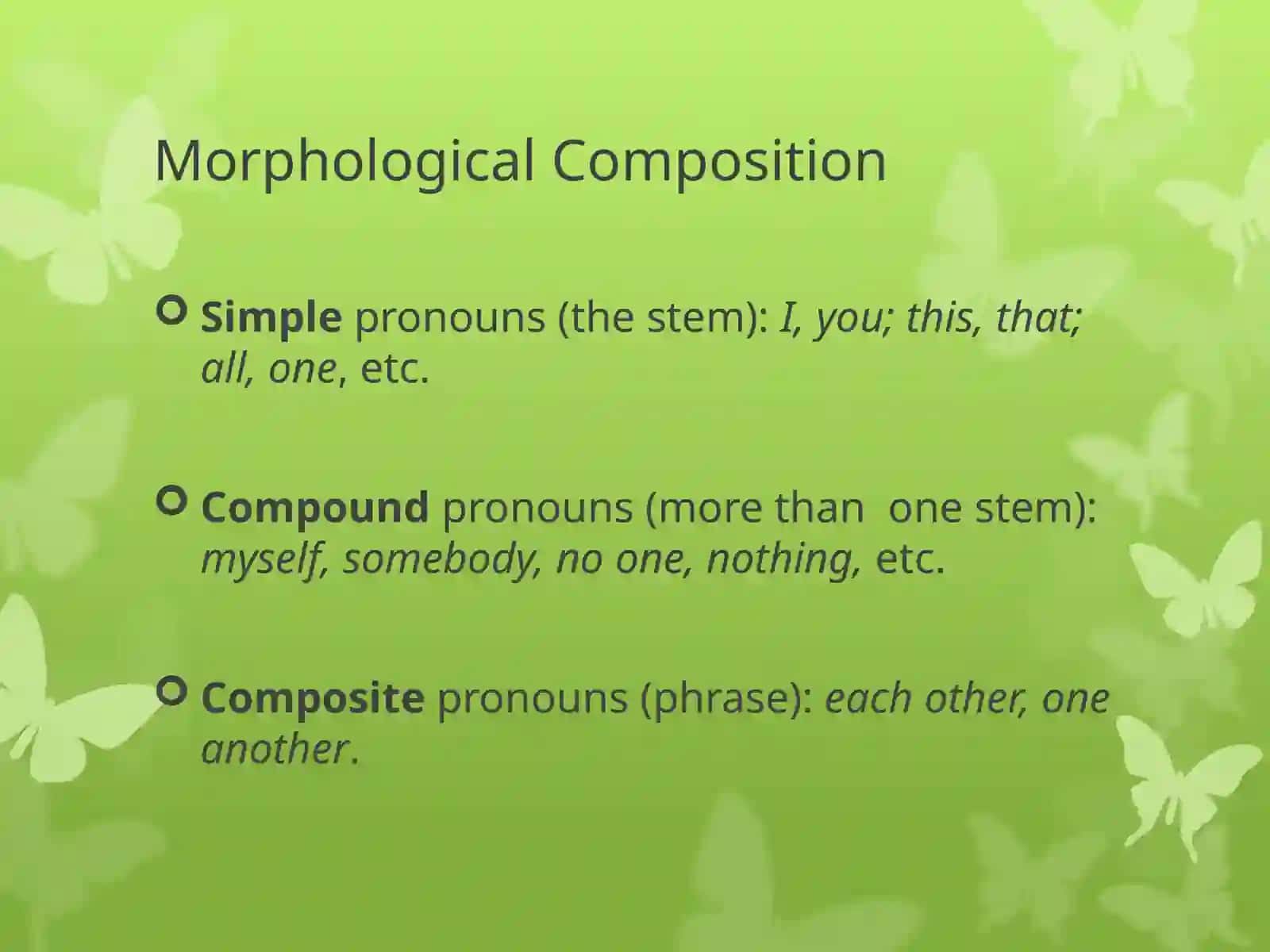 Lecture 12the Pronoun 3