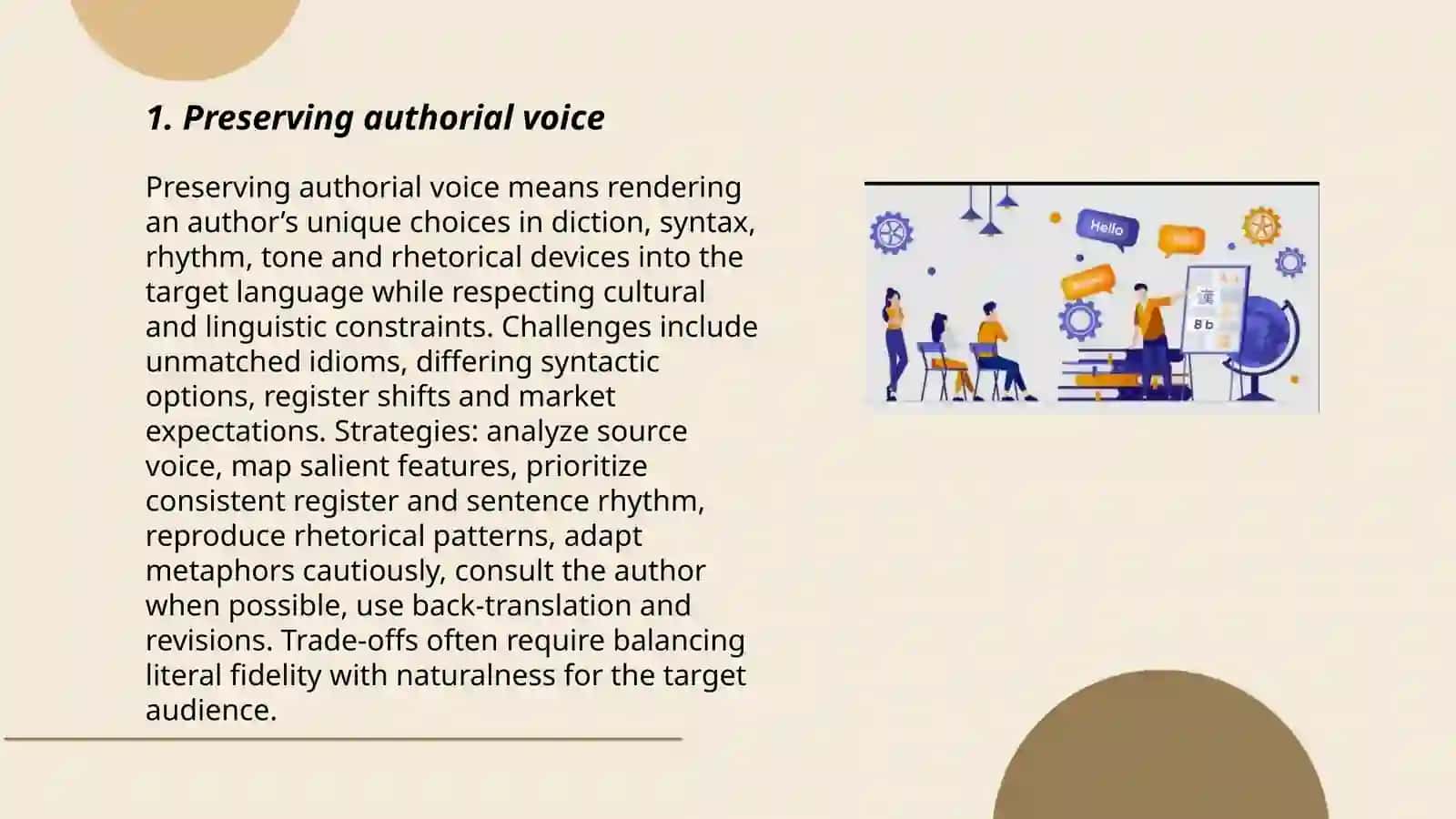 Stylistic problems of translation 3