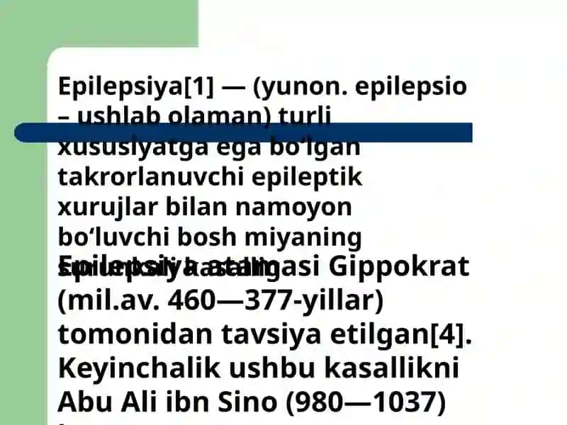 Epilepsiyaga qarshi vositalar 3
